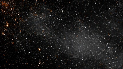 Cosmic night sky sparkling stars and celestial bodies in deep space