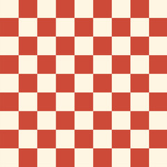 Cute red and white gingham seamless pattern. Best for background, fabric, textile. 