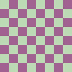 Cute green and purple gingham seamless pattern. Best for background, fabric, textile. 