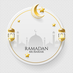islamic background for ramadan kareem or eid mubarak banner.