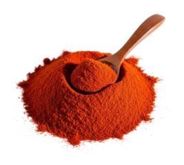 Cooking with paprika spice preparation kitchen food indoors culinary isolated on transparent background