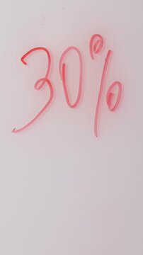 See the process of writing down a percentages markdown on items. Discover great deals while supplies last. Enjoy limited-time savings and promotional offers for a budget-friendly shop.