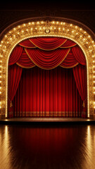 豪華な舞台ステージ、写真素材、劇場