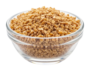 Nutritious wheat germ nutrition kitchen food isolated on transparent background