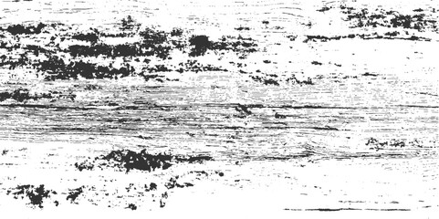 Obraz premium Black and white textured wood grain background with rough dark patches