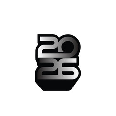 2026 design for new year logo vector