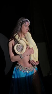 Mysterious Woman with Serpent Dancer Video