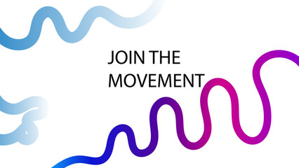 Abstract Background with Wavy Gradient Lines for Background Design.