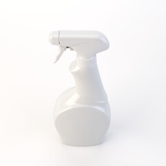Generic Hand Spray Cleaning Bottle 3D Render Isolated