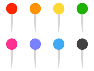 丸ピン・プッシュピンアイコンセット