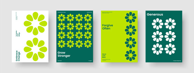 Fototapeta premium Creative Brochure Template. Geometric Business Presentation Layout. Modern Report Design. Flyer. Poster. Background. Book Cover. Banner. Brand Identity. Magazine. Pamphlet. Journal. Handbill