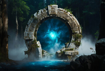 A close-up of a fabulous portal to the other world.