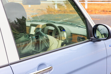 20代 女性 車 運転 顔なし イメージ