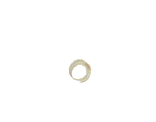 Coffee Cup Ring Stain Isolated on Transparent Background, copy space