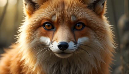 red fox in the wild