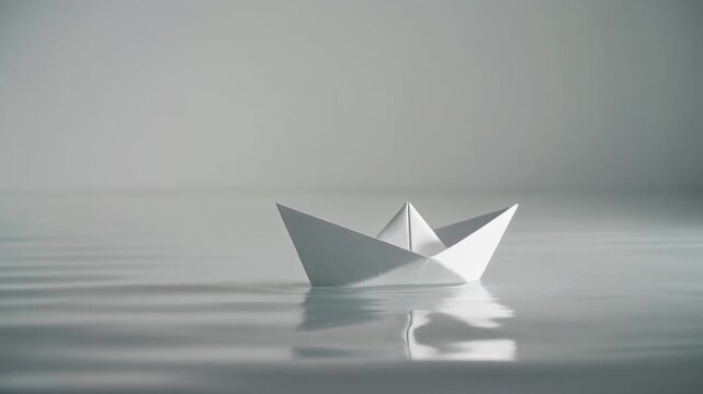 origami paper boat