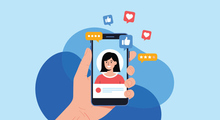 Social media engagement strategy with likes comments shares and follower growth.