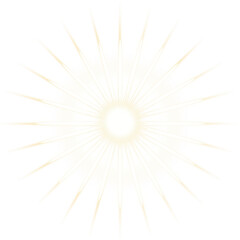 Obraz premium Golden Starburst Light Energy on Dark Background