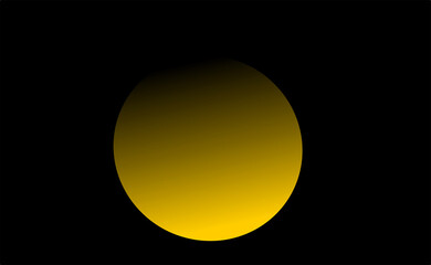 A illustation of a full moon with black background .