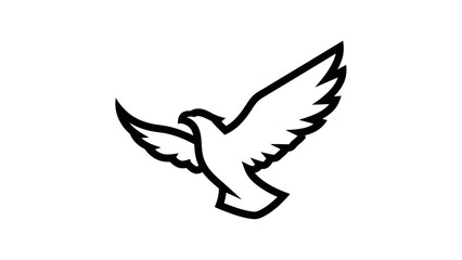 Stylized graphic of a white bird in flight against a clean background, symbolizing freedom and aspiration.