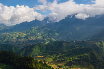 Fototapeta premium Natural and urban views of Vietnam