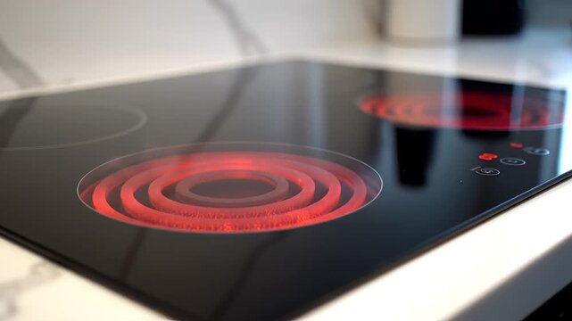 Modern kitchen induction cooktop
