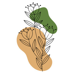 Leaves With Abstract Shape