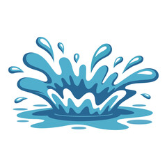 water splash in water splash effect blue water 