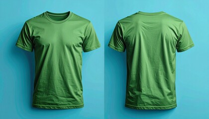 t shirt isolated on blue background
