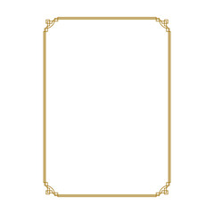 gold border frame.eps