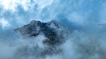 Obraz premium Cilaos Circus and mountains in Reunion Island in Indian Ocean