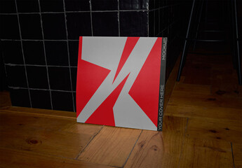 Mockup Of Customizable Lp Cover