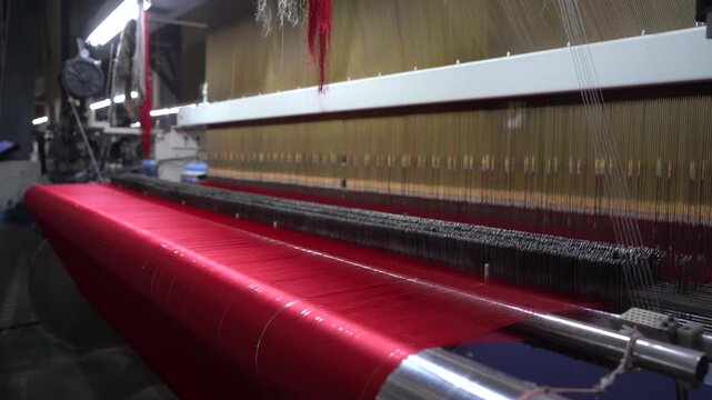 loom in a textile mill