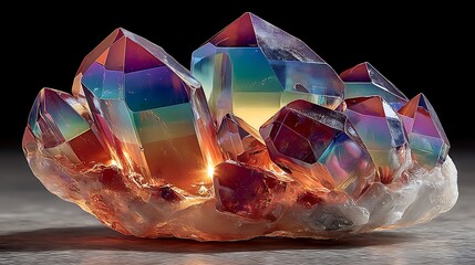 White quartz stones sparkling in studio light pictures