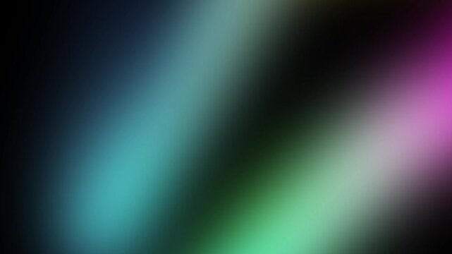 Abstract Gradient Flow Dynamic Motion on Dark Background. Features vibrant light leaks and a classic film overlay effect in 4K animation.