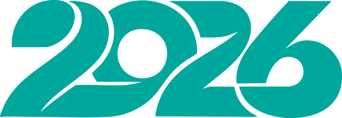 2026 Bold Numeric Design