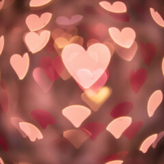 valentines day background with hearts