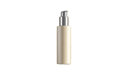 Elegant Serum Bottle: A sleek, modern serum bottle stands isolated. Its design embodies purity and sophistication.