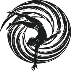 Dynamic diver in spiral