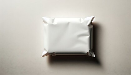White Generic Retail Wrapper Mockup