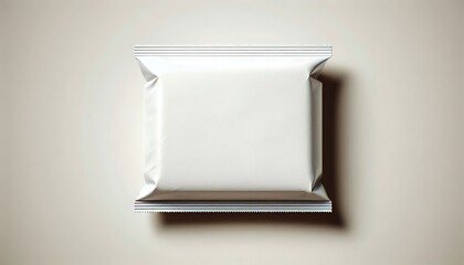 White Generic Retail Wrapper Mockup
