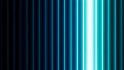 Abstract vertical light beams in vibrant glowing blue and cyan creating a futuristic background pattern suitable for technology presentations and digital art