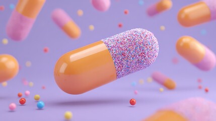 Pills and Supplements (Creative): It's a fun, non-medical-looking way to promote vitamins, supplements, dietary aids, or even candy/confectionery that comes in pill form.