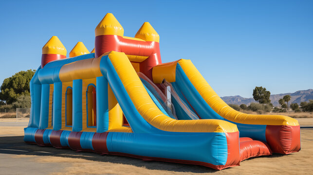 Colorful Inflatable Bounce Castle 