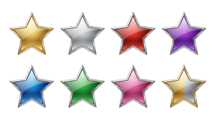 Collection of Metallic Icon set Shiny effect texture Luxury Icon Design PNG High End Metallic Color Item Check Mark Tech Icon