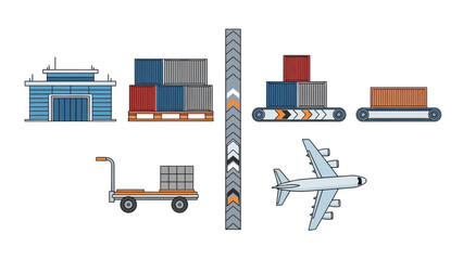 Global Logistics An Illustration of the Transportation Network