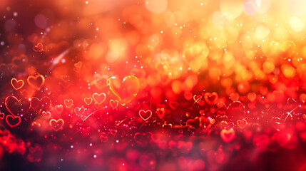 Warm hearts in radiant glow