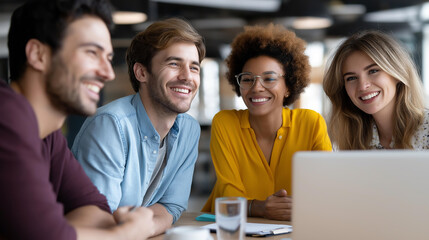 Group of casually dressed faceless business people discussing ideas in office, creative professionals gathered at meeting table for discuss important issues of new successful startup