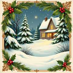 christmas greeting card