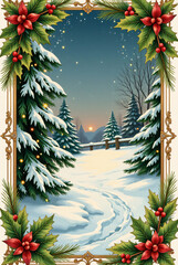 christmas greeting card